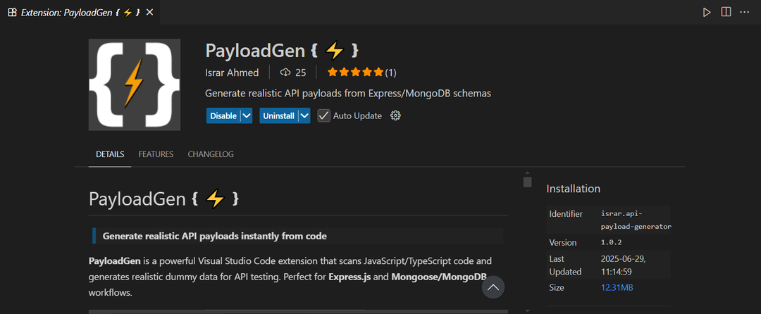 PayloadGen: MongoDB Schema to API Payload Converter
